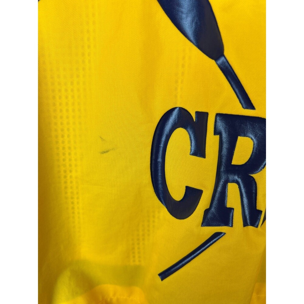 Sew Sporty Rockford Crew Rowing Jacket Vintage Blue Gold Size XL USA Made - Picture 6 of 15